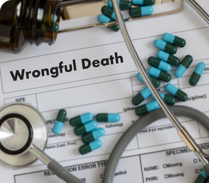 wrongful death papers photo